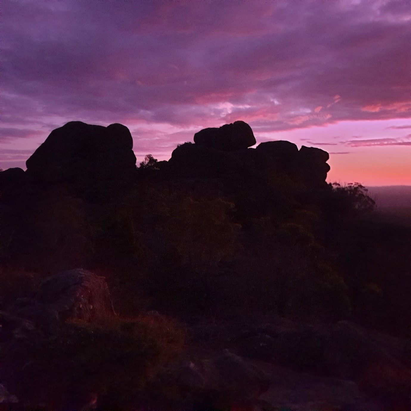 Woolpac Rocks at sunrise