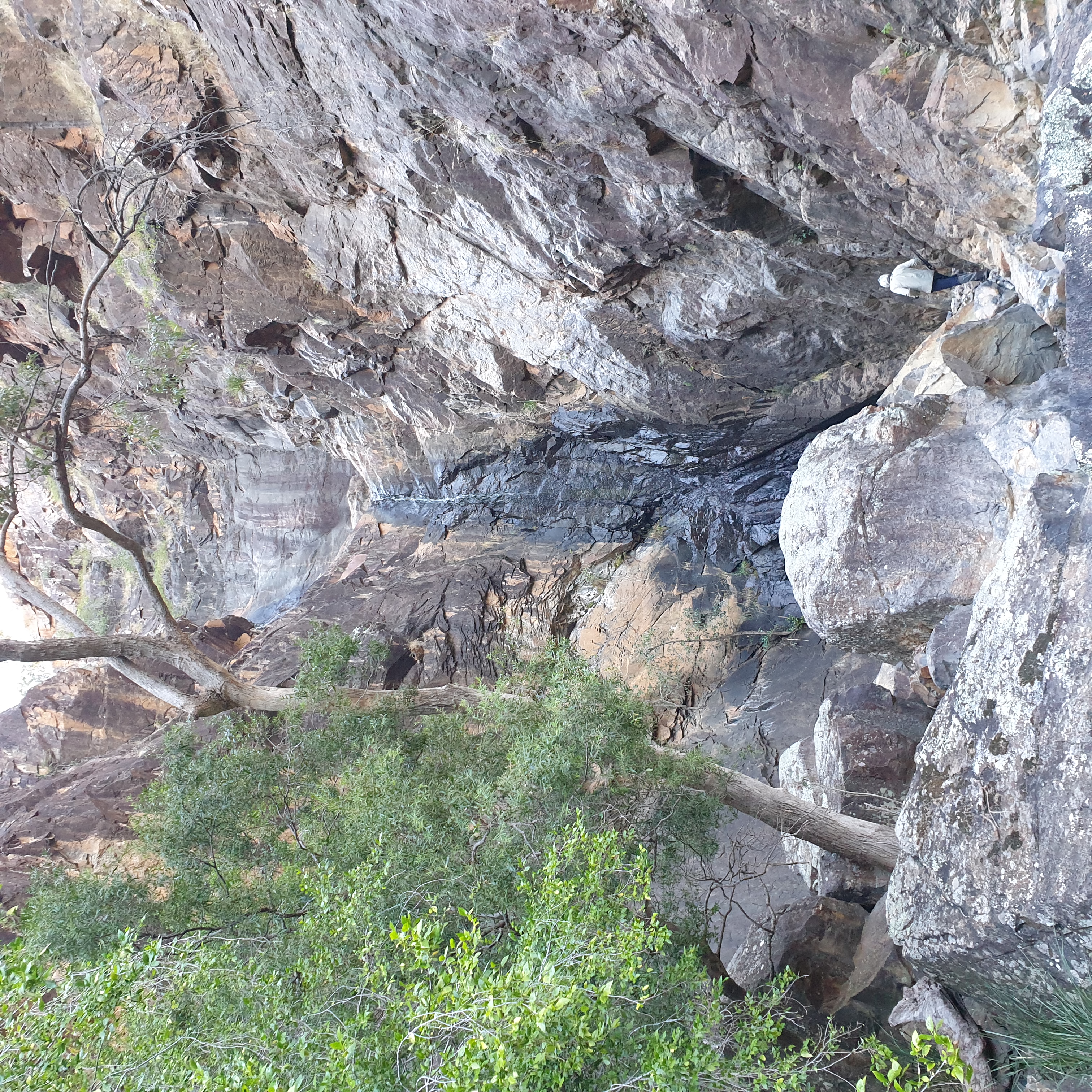 Ian investigates Double Drop Falls, McAllisters Creek