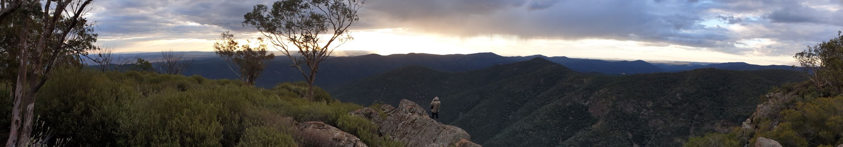 View to the west from Mount Donaldson, Sundown National Park