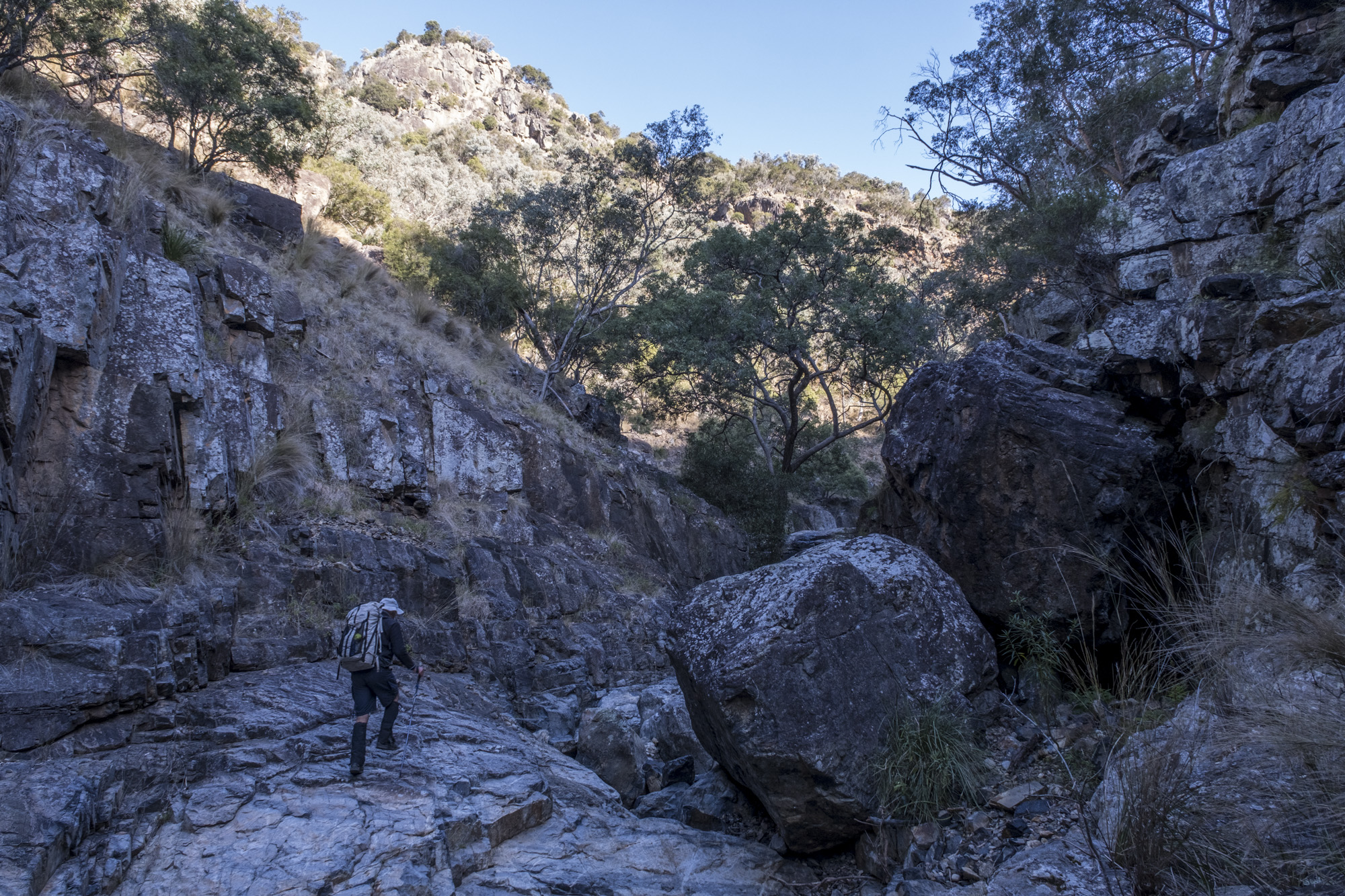 8am start to exploring the Blue Gorge - image Ian Brown