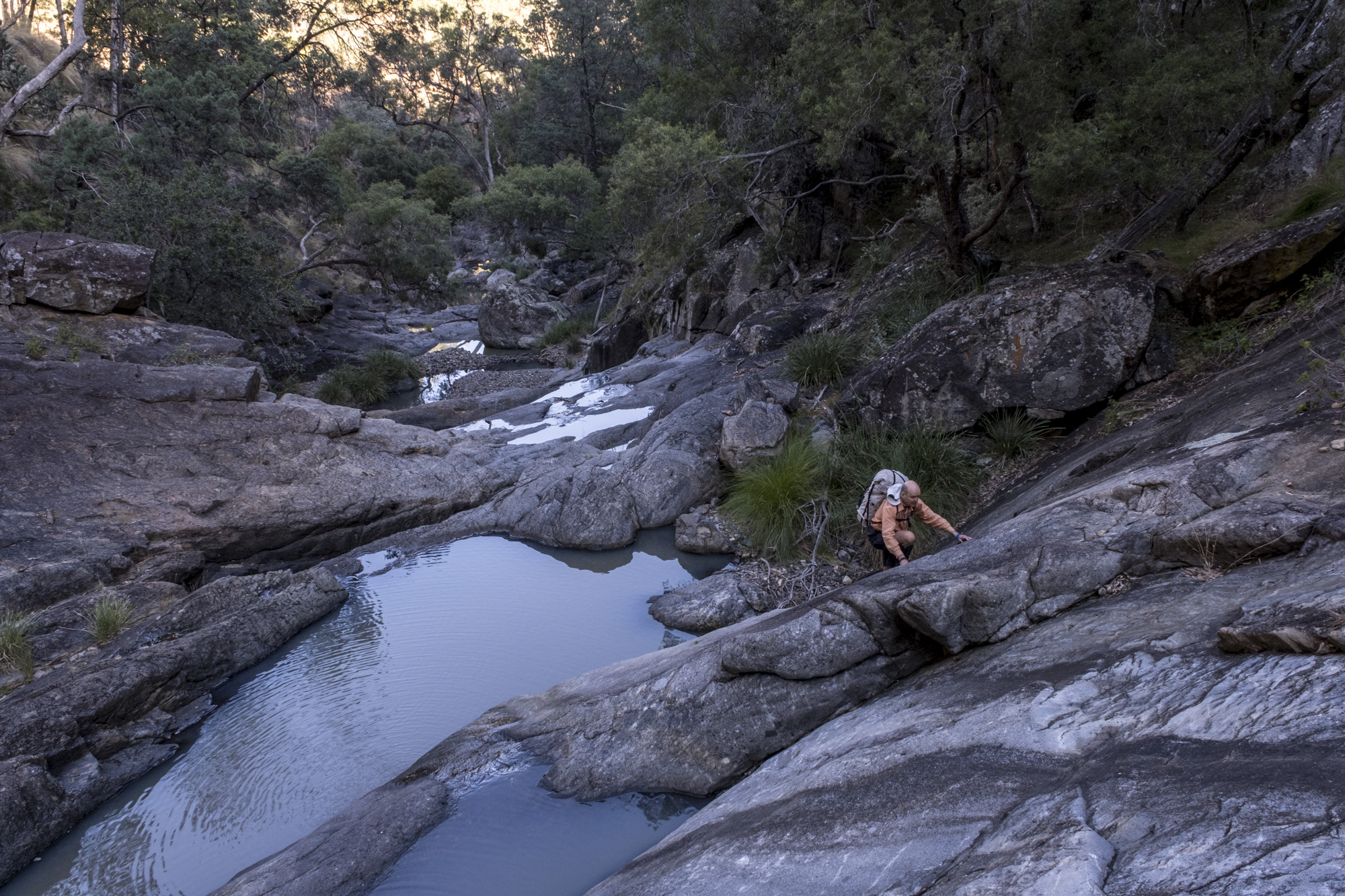 Towards Split Rock Falls, McAllisters Creek, Sundown National Park - image Ian Brown