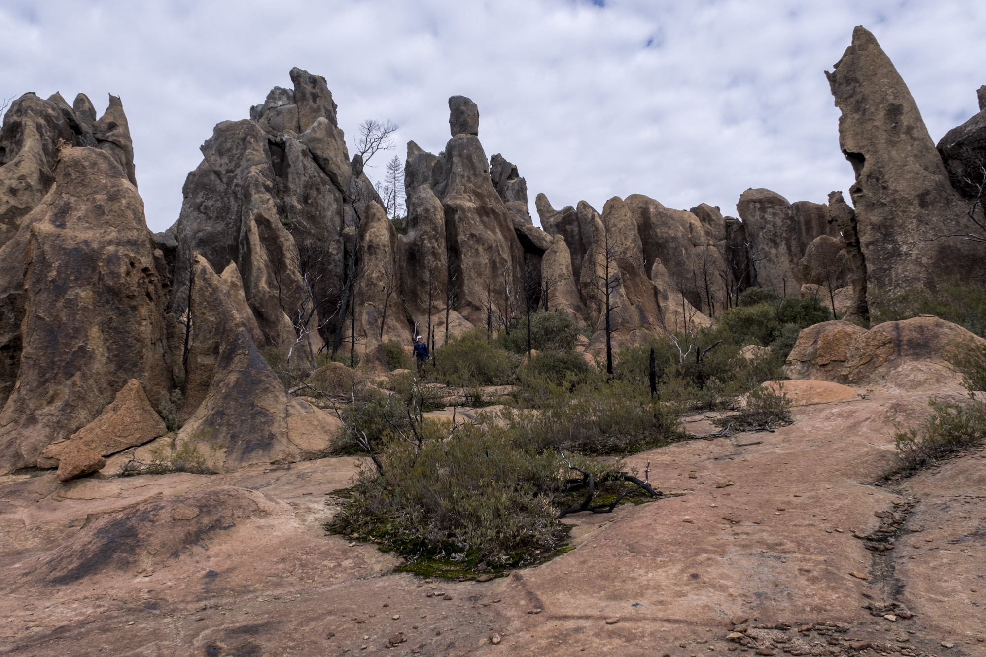 The megaliths on Gins Mountains - image Ian Brown