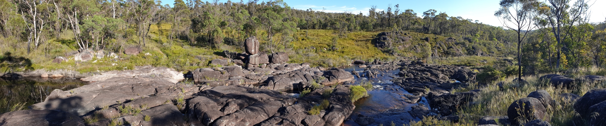 Another cascade on Little Dandahra Creek was a great spot for morning tea